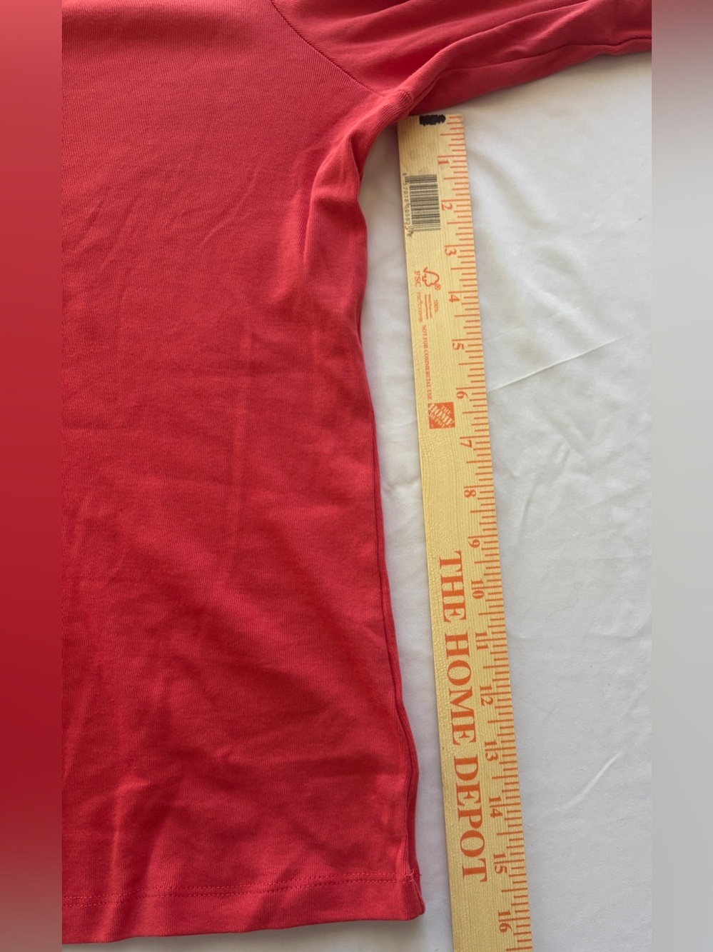 St. John’s Bay Set of 2 V-Neck Shirts Red & Orange Red One NWT Women’s Large - Picture 8 of 12